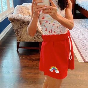 Daily Optimist Sweatshorts with Rainbow Patch